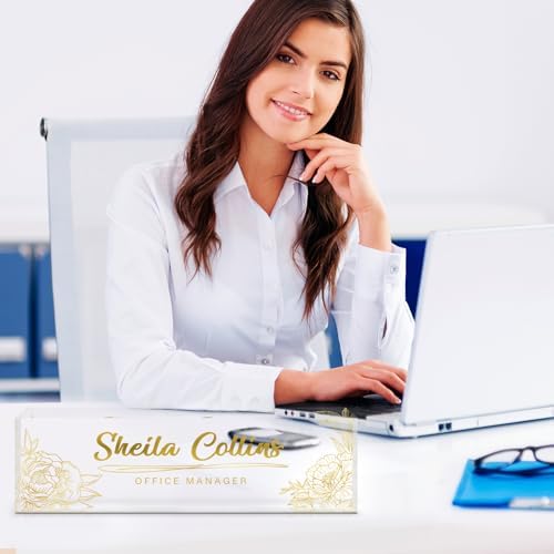 Custom Name Plate for Desk, Employee Appreciation Gifts, Office Decor - Image 5
