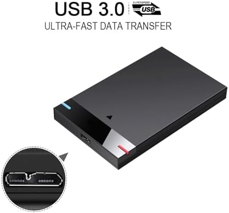 HWAYO 320GB Ultra Slim Portable External Hard Drive 2.5'' HDD USB3.0 - Image 4