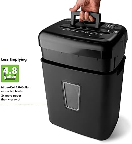 Aurora AU808MA High-Security 8-Sheet Micro-Cut Paper, CD/DVD and Credit Card Paper Shredder - Image 4