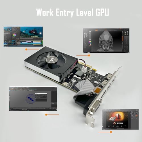 GT 730 Graphics Card 4GB DDR3 64-bit, 2 HDMI, DisplayPort, VGA, Video Card - Image 5