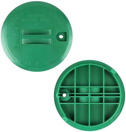 Valve Box Cover 10 Inch, Round Sprinkler Irrigation Cover, Green 1 Pack - Image 3