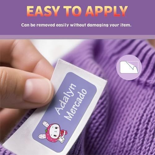 Custom Personalized Name Labels for Kid Waterproof Name Stickers Tag - Image 3