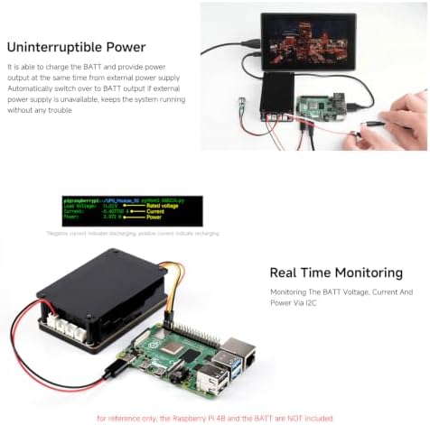 Waveshare Uninterruptible Power Supply (UPS) Module, Supports Charging and Power Output at the Same Time, 3S & 5V 5A Output, Compatible with Raspberry Pi Board - Image 5