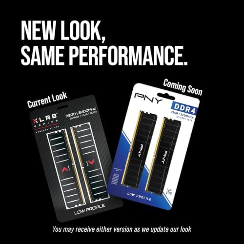 PNY DDR4 32GB (2x16GB) 3200MHz CL16 Low Profile Desktop Memory Kit - Image 7