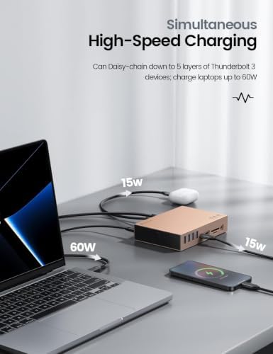 Yottamaster Thunderbolt 3 Docking Station 8K Display for Windows and Mac - Image 5