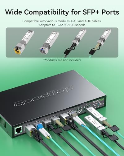 8-Port 10G SFP+ Switch, Layer 3 Managed, Enterprise Network Fiber Switch - Image 3