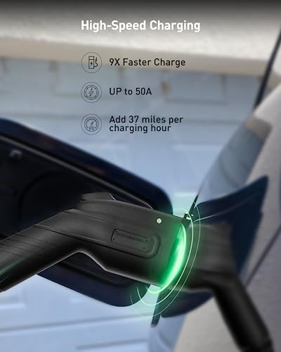 Autel Home Smart Electric Vehicle (EV) Charger up to 50Amp, 240V, Indoor/Outdoor Car Charging Station with Level 2, Wi-Fi and Bluetooth Enabled EVSE, Hardwired,25-Foot Cable,Sierra Blue - Image 2