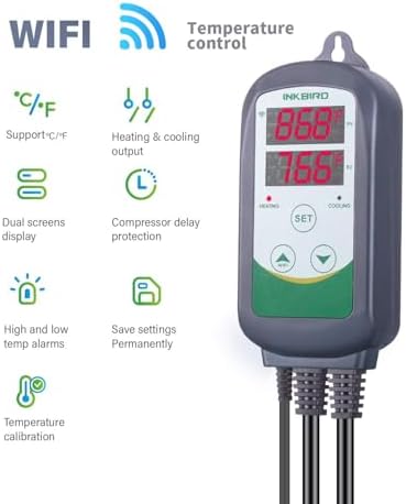Inkbird WiFi ITC-308 Digital Temperature Controller Thermostat - Image 2