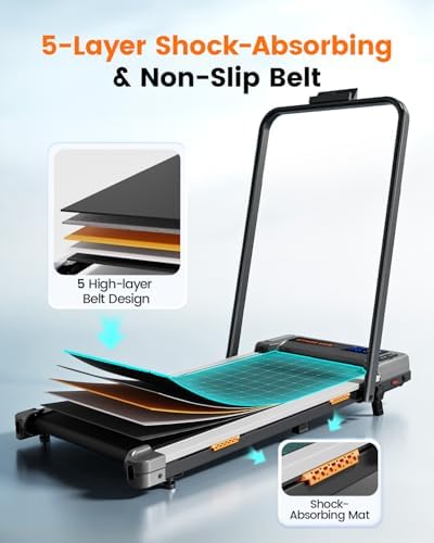Walking Pad Treadmill for Home, Walking Pad with Incline and Handle Bar - Image 6
