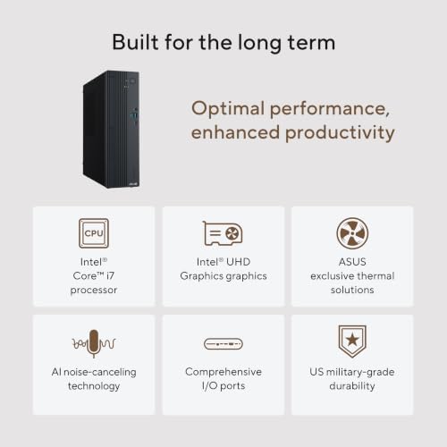 ASUS V500 Mini Tower Desktop - Intel Core i7-32GB DDR5-1TB SSD – Windows 11 Home, V500SV-MB705 - Image 6