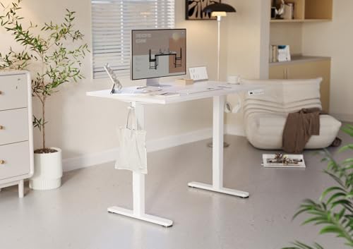 YDN 48 x 24 Inch Warm White Electric Standing Desk - Image 2