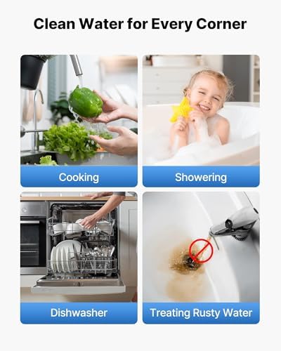 VEVOR Whole House Water Filter System, 3-Stage | Sediment, IMR, CTO | 4.5" x 20" Home Water Purifier Filter Reduce Iron, Manganese, Chlorine, Bad Taste, Odor, Rust - Image 6
