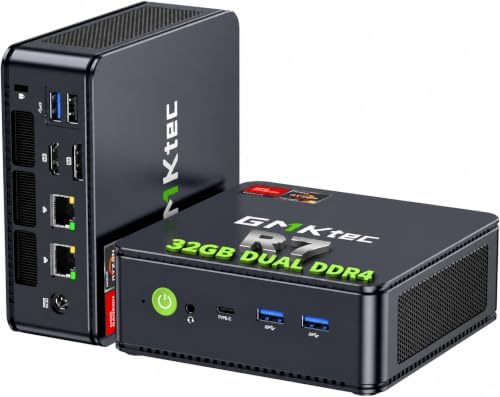GMKtec M5 Ultra Gaming Mini PC AMD Ryzen 7 7730U 32GB DDR4 1TB SSD by GMKtec