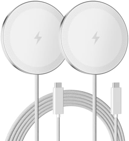 15W Wireless Charger for Apple MagSafe Charger, Magnetic Fast Charging Pad by SMILESTATION