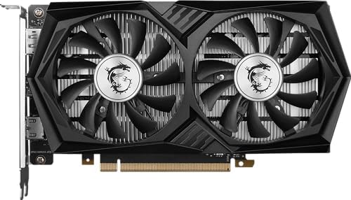msi Gaming GeForce RTX 3050, Desktop, 6G Graphics Card (Nvidia, 96-Bit, Boost Clock: 1507 MHz, 6GB GDDR6 14 Gbps, HDMI/DP, Ampere Architecture) by Unknown