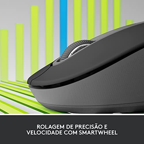 Logitech Signature M650 Wireless Mouse - for Small to Medium Sized Hands, 2-Year Battery, Silent Clicks, Customizable Side Buttons, Bluetooth, Multi-Device Compatibility (Graphite) - Image 3