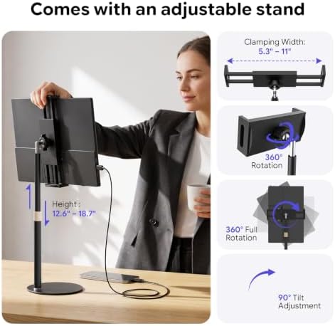 15.6" Portable Monitor with Stand FHD 1080P IPS Travel Monitor for Laptop - Image 2