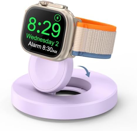 Upgraded for Apple Watch Charger, Foldable Travel Fast Charging Dock by ZAPOGO