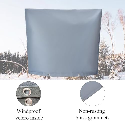 24"Wx24"H Backflow Preventer Insulation Cover, Sprinkler Covers for Outside - Image 4