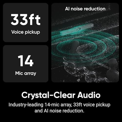Insta360 Connect - AI Conference Room System with Android OS, Zoom Certified, Dual-4K Cameras, Speaker Tracking, 14-Mic Array, Voice Pickup to 33ft, Whiteboard Mode, Work with Teams/Google Meet/Webex - Image 5