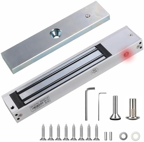 UHPPOTE Remote Control 600Lbs Electromagnetic Lock System with Z&L Bracket - Image 6