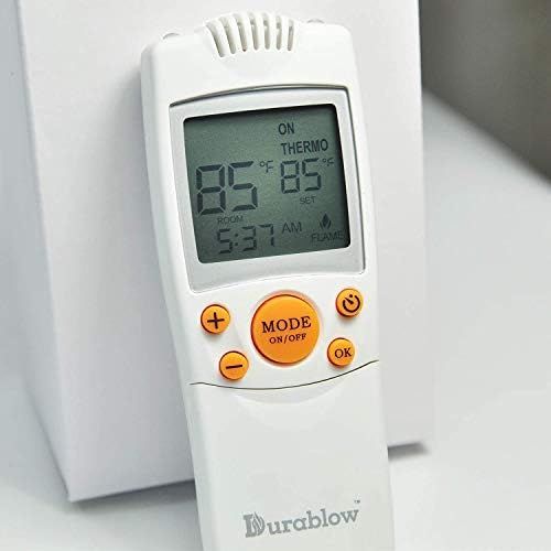 Durablow TS1003 On/Off Gas Fireplace Remote Control Kit + Thermostat + Timer with LCD Screen for Modulating Variable Flame Servo Motor Gas Valves, Replaces Wall Switch | Thermostat Control Module - Image 6