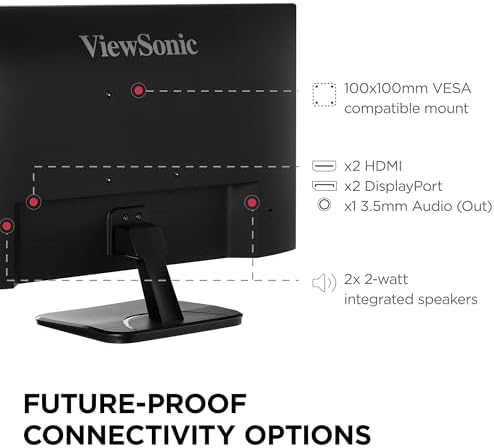 ViewSonic VA2756-4K-MHD 27 Inch 4K UHD Computer Monitor, IPS, HDR10, HDMI - Image 6