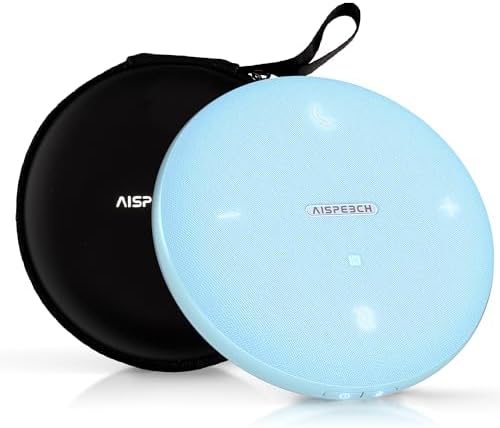 Conference Speakerphone for Zoom Calls, Webinars and Online Classes, Blue by StreamlinesworkflowsthroughAISPEECHintelligentvoiceinteractiontechnology