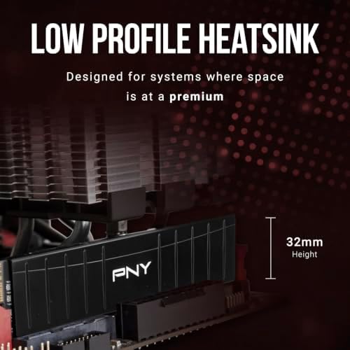 PNY DDR4 16GB (2x8GB) 3600MHz CL18 Low Profile Desktop Memory Kit - Image 2