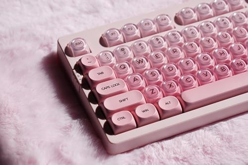 ZORNHER ZH980 Foundation Mechanical Keyboard,95% Pink Creamy Keyboard with Number Pad,Cute Jelly MOA Profile Keycaps,Creamy Sounding Linear Switches,Hot-Swappable,RGB Backlit - Image 6