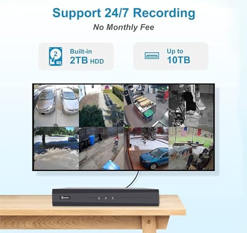Anpviz 8 Channel 6MP PoE Security Camera System, 4K 8CH NVR with 2TB HDD - Image 5