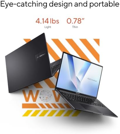 ASUS Vivobook 16 Laptop - 16” WUXGA 1920X1200 16:10 Display - AMD Ryzen™ 5 150 Processor, 8 GB RAM, 512 GB SSD, Windows 11 Home, Indie Black, M1605NAQ-ES51 - Image 6
