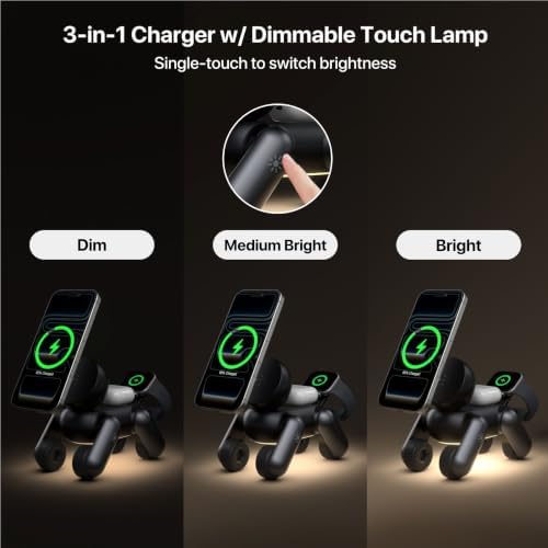 Qi2.2 25W 3in1 Wireless Charging Station for iPhone, Watch,AirPods - Image 4