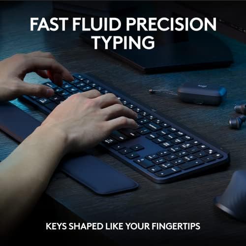 Logitech MX Keys S Combo Performance Wireless Keyboard and Mouse - Graphite - Image 3