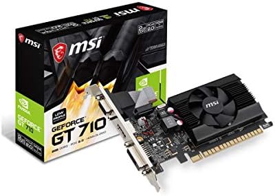 msi Gaming GeForce GT 710, Graphics Card, Desktop, HDMI/VGA/DVI - 2GB GDRR3 64-bit HDCP Support DirectX 12 OpenGL 4.5 Single Fan Low Profile, Nvidia - Image 4