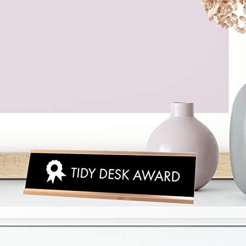 Tidy Desk Award Desk Sign, novelty nameplate (2 x 8") - Image 3