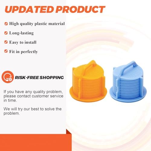 4 Pack AGM73269501 Washer Water Inlet Valve Filter Screen UPGRADE Fit for LG Kenmore Washer, Inlet Filter Screen Replace 1810261 AP5202486 PS3618281 EAP3618281 Washing Machine Filter by Beaquicy - Image 3
