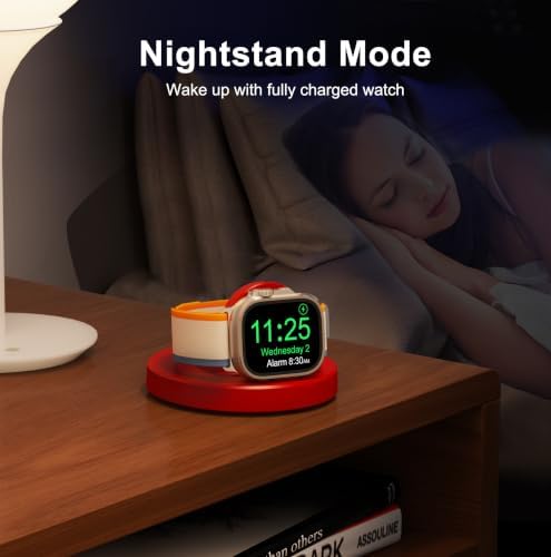 Upgraded for Apple Watch Charger, Foldable Travel Fast Charging Dock - Image 7