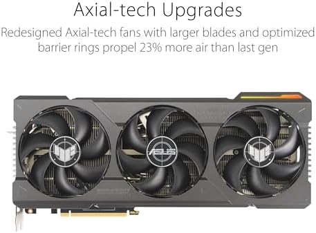 ASUS TUF Gaming NVIDIA GeForce RTX 4080 Super OC Edition Gaming Graphics Card (PCIe 4.0, 16GB GDDR6X, HDMI 2.1a, DisplayPort 1.4a), 3 Year Warranty - Image 2