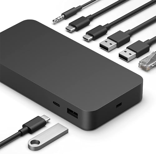 Microsoft T8H-00001 Surface Dock Thunderbolt 4 Docking Station Bundle - Image 2