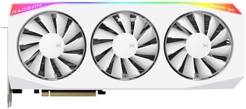 XFX Mercury AMD Radeon RX 9070XT OC Magnetic Air White Edition with RGB 16GB GDDR6 HDMI 3xDP, RDNA 4 RX-97TMARGW9, Graphics Card, Compatible with Desktop PCs - Image 2