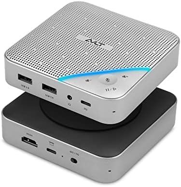 AVLT USB-C Speakerphone Hub, 360° Omnidirectional Sound Conference Microphone by AVLT-USA