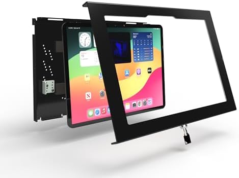 Locking Anti-Theft Metal Case for iPad Pro 13" 2024/2025 M4/M5 for Kiosk, POS, Store, Show Display, Time Clock (Black) - Image 3