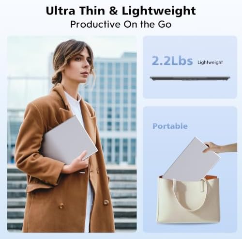 Laptop Screen Extender Monitor Portable, 15.6“ FHD 1080P Eye Care & Neck-Friendly Travel Monitor for Laptop， Vertical Screen Extender Plug & Play for Windows/Mac/Android/Gaming, fits 13-17" Laptops - Image 6