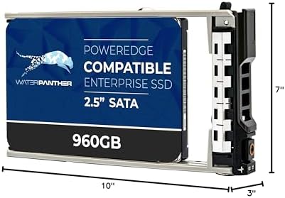 Water Panther 960GB SATA 6Gb/s 2.5" SSD for Dell PowerEdge Servers | Enterprise Drive in 13G Tray Compatible with 0YDHYX 0X31G3 R630 R730 R730xd R430 R530 R930 T430 T630(Renewed) - Image 7