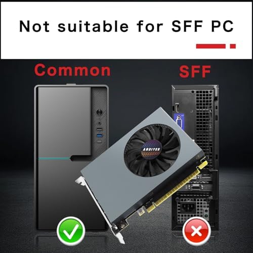 GT 730 4GB GDDR3 GPU 4X HDMI Graphics Card, 4 Independent Display Multi-Monitor Setup, 64-bit DDR3 Video Card for Computer PC ITX Single Slot PCI Express - Image 6