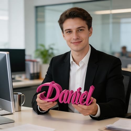 Custom Name Plate for Desk, Personalized 3D Printed Desk Name Plate, Personalized Office Gifts for Boss Coworkers Teacher Nurse Lawyer, Employee Appreciation Gifts, Office Decor for Women Men - Image 4