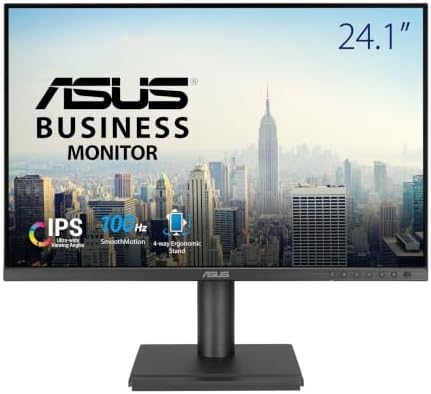 ASUS BE248QF 24 Inch 1200P Computer Monitor, USB Docking, HDMI, DisplayPort by Unknown
