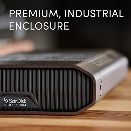 SanDisk Professional 24TB G-Drive Enterprise-Class External Desktop Hard Drive - 7200RPM Ultrastar HDD Inside, USB-C (10Gbps), USB 3.2 Gen 2, Mac Ready - SDPHF1A-024T-NBAAD - Image 5