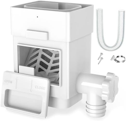Anivia Rain Barrel Diverter Kit, Fits 2x3 or 3x4 in, Valve & Filter, White by Anivia
